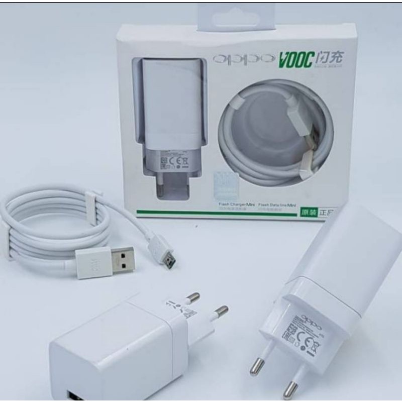 TC CASAN CHARGER OPPO RX VOOC ORIGINAL FAST CHARGING MICRO USB