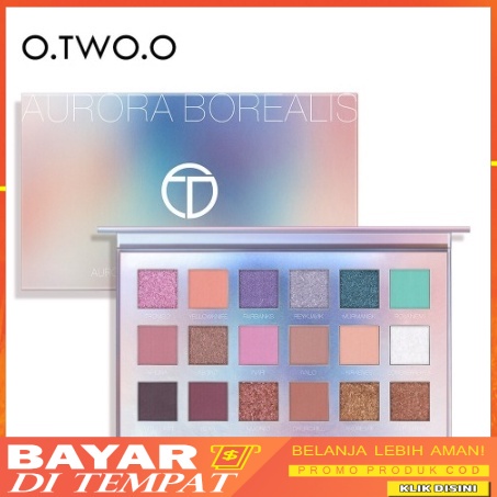 O TWO O Aurora Borealis 18 Colors Eyeshadow Palette DJ 1006