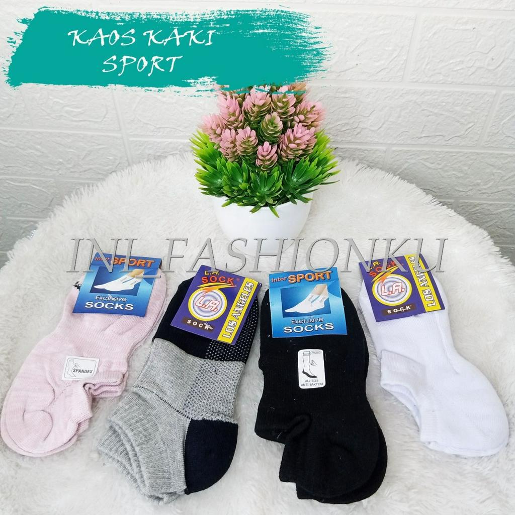 KAOS KAKI SPORT WANITA DAN PRIA KAOS KAKI SEMATA KAKI MURAH BISA COD