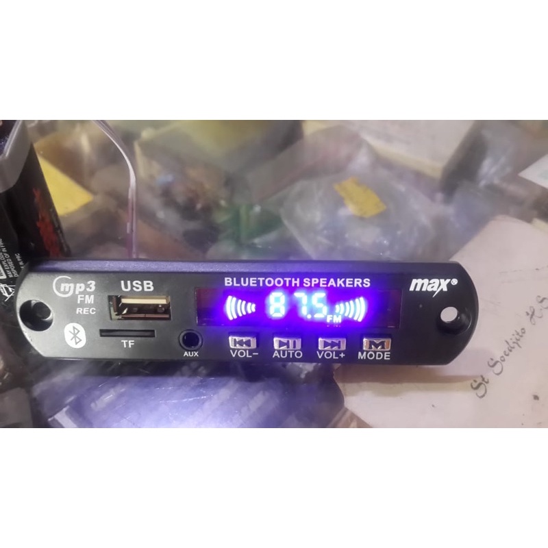 KITP MP3 BLUETOOTH LAYAR BIRU MAX