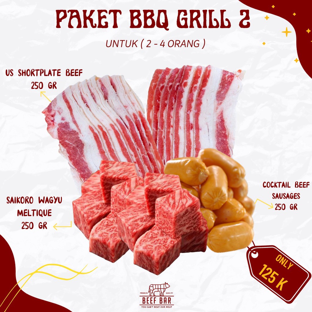 

PAKET BBQ DI RUMAH | BBQ GRILL 2 | Korean BBQ grill daging slice daging sapi | PAKET B