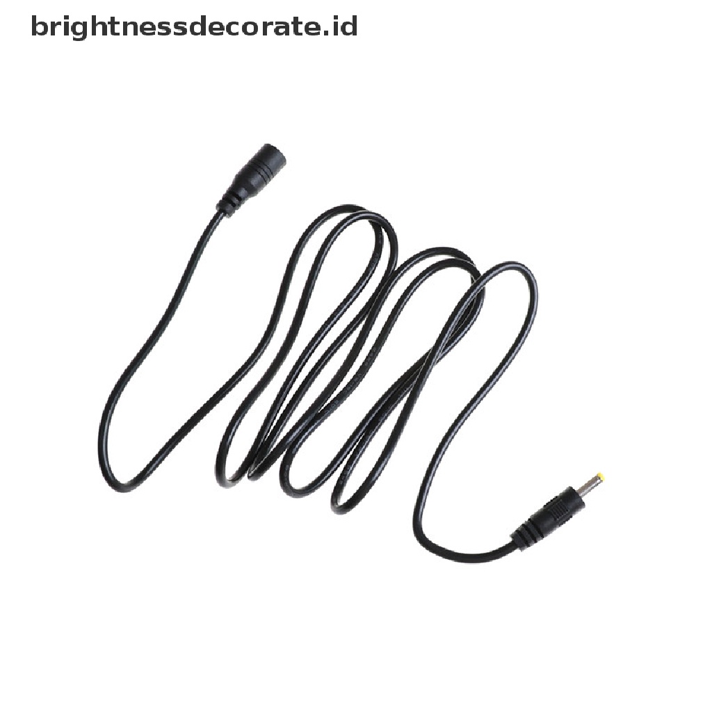 [birth] 4mm x 1.7mm 4mmx1.7mm 4x1.7 DC Power Plug Extension Cable Lead 90CM [ID]
