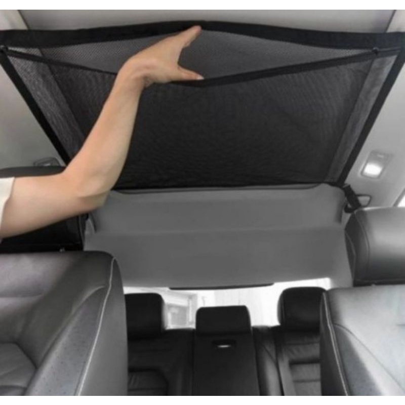 tas organizer car organizer jaring interior mobil tempat penyimpanan didalam mobil