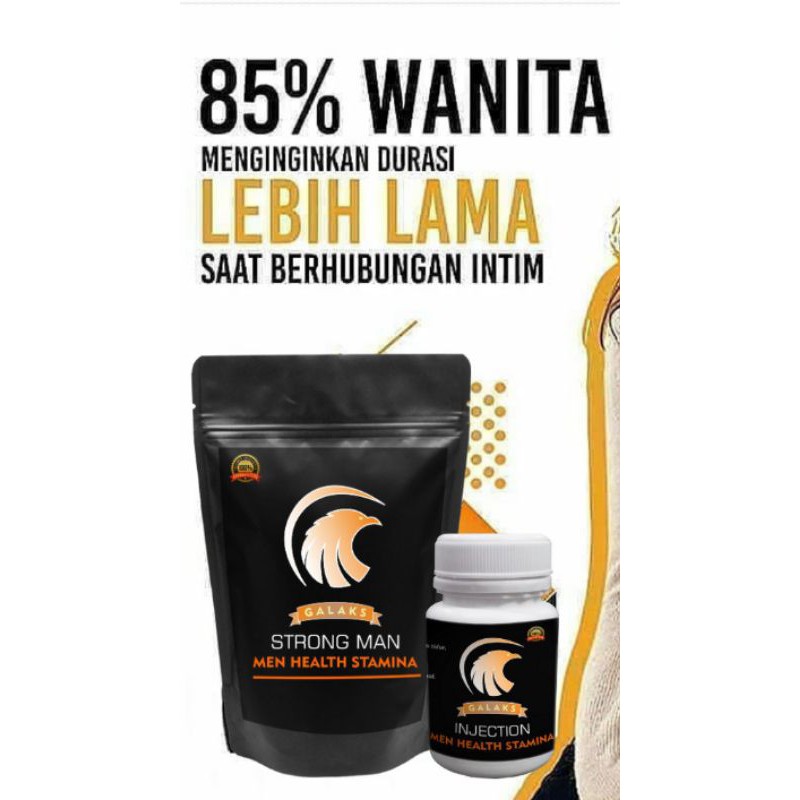 GALAKS STRONG MAN OBAT KUAT STAMINA PRIMA & PEMBESAR PERPANJANG Mr P PRIA AMPUH ASLI - ISI 30 KAPSUL