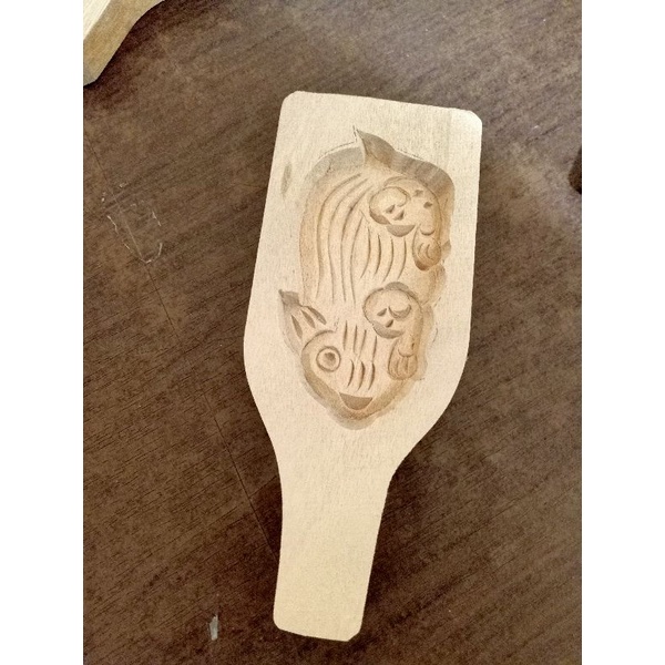 cetakan angkong pia ukuran 10.5 x 5.5cm