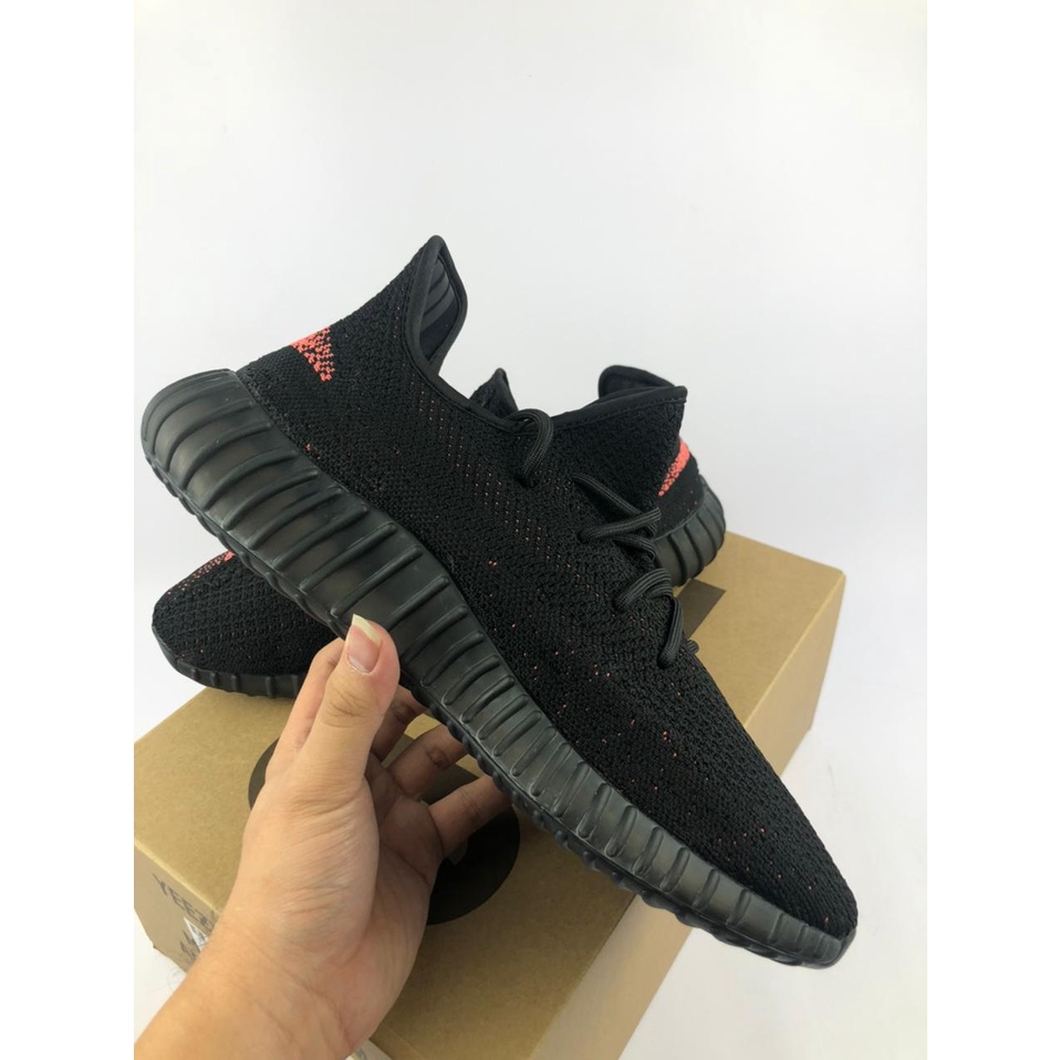 Yeezy Boost 350 V2 Red Strip PK, Guaranteed Real Pic Made In China.