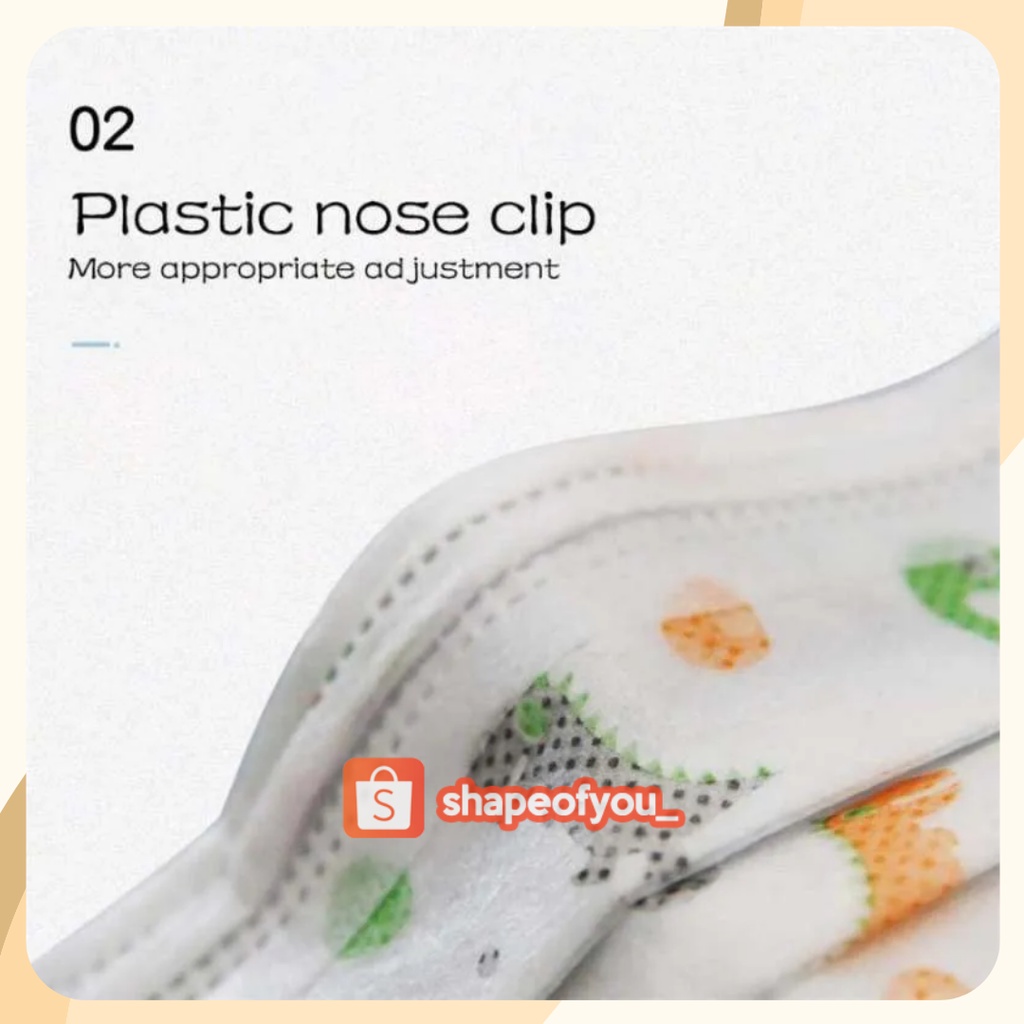 Masker Anak 3 Ply 50 pcs Karakter Balita Lucu Child Nyaman Murah Ada Dus Disposable Children Mask