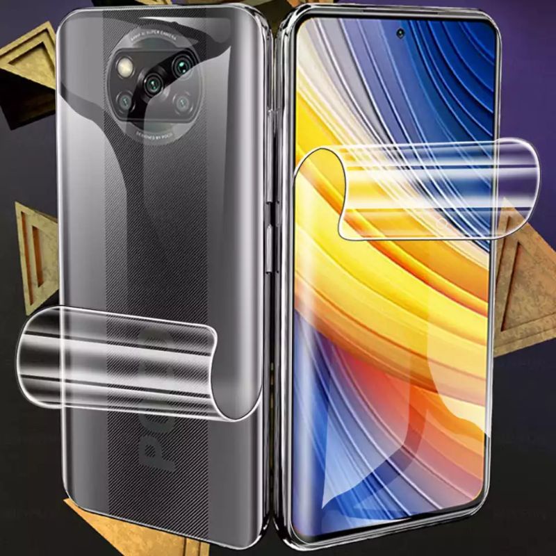 USAMS HYDROGEL HYBRID ANTI GORES SCREEN XIAOMI REDMI NOTE 9 PRO MAX 10 PRO MAX FULL SCREEN ORIGINAL