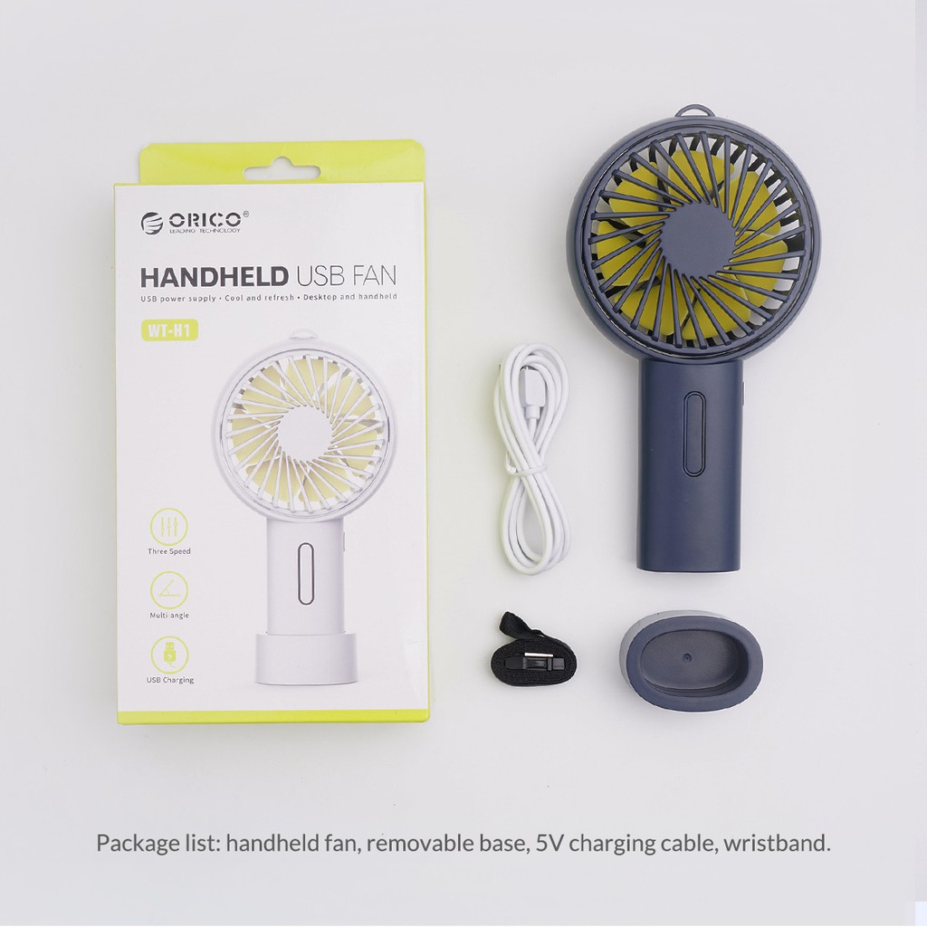 Kipas angin tangan orico Usb Wt-h1 - Mini Fan portable handheld desktop