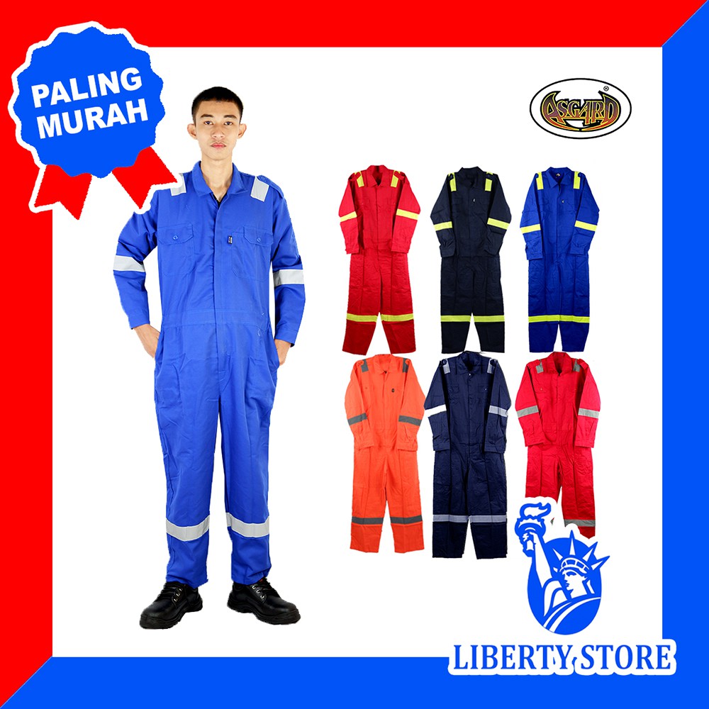 Werpak Safety Coverall Baju Kerja Proyek ASGARD