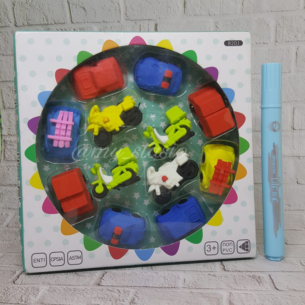 

Penghapus berkarakter 12pcs