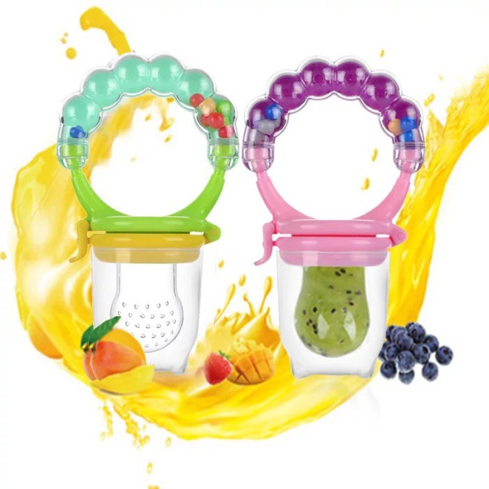 Empeng Dot Buah Anak Bayi Baby Fruit Feeder Rattle Teether Kompeng Pacifier Gigitan Bayi/C 30-38-39