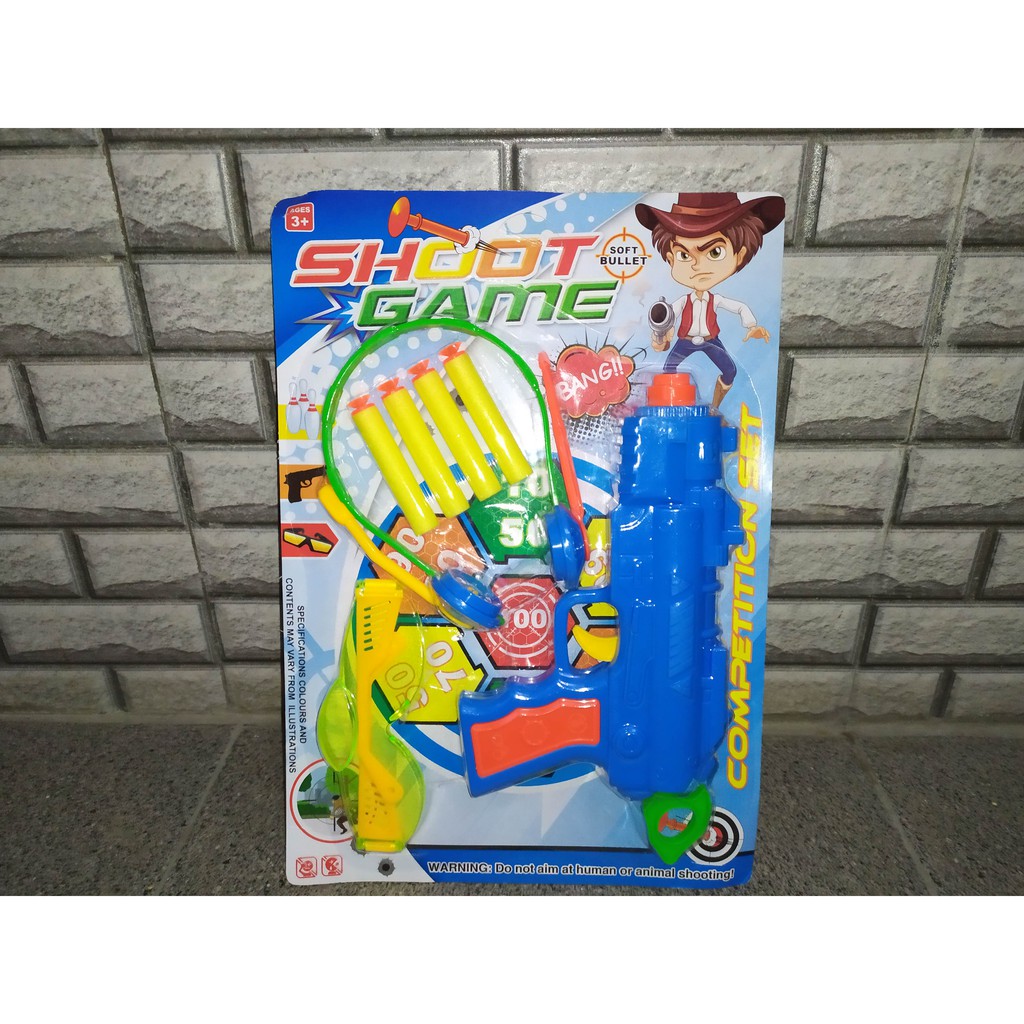 mainan anak set tembakan nerf anak edukatif - mainan tembakan nerf set