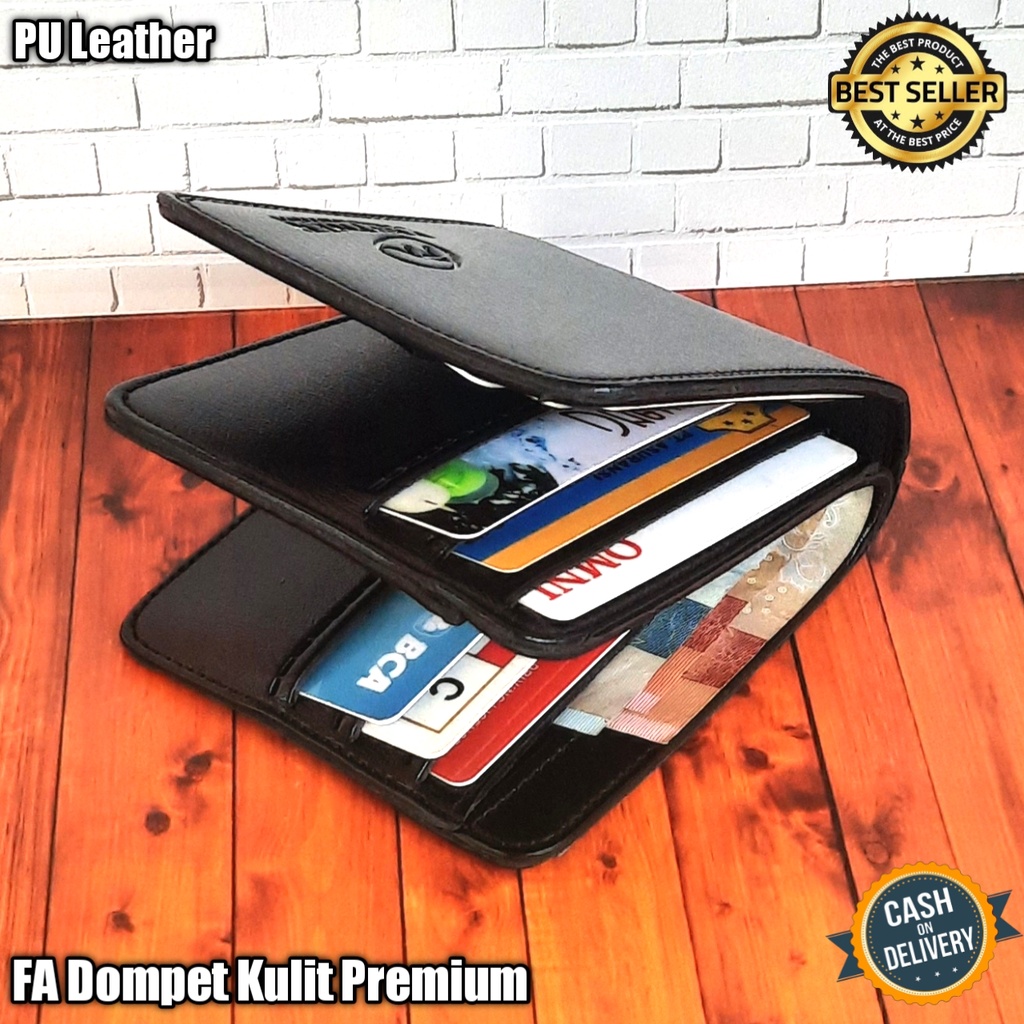 Dompet Pria Premium Dompet Lipat 3 Dompet Kulit Pu