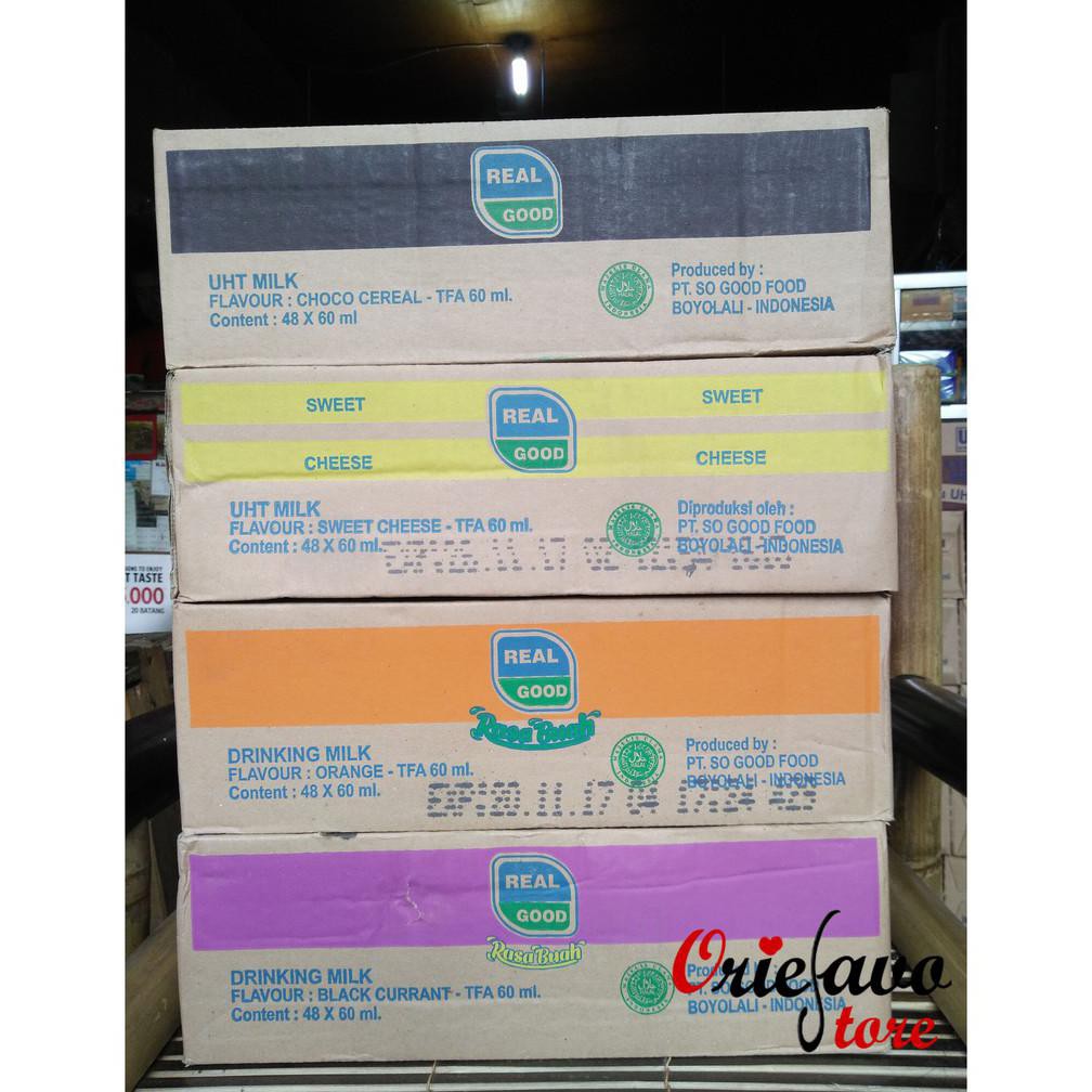 

BISA COD Real Good 50 ml (1 Dus Isi 48 Pcs) PRODUK TERBATAS [Kode 1|Kode 2|Kode 3|Kode 4|Kode 5|Kode