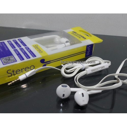 Headset Kabel Stereo Iphone / Samsung / Blackberry 9000 Tipe SP98