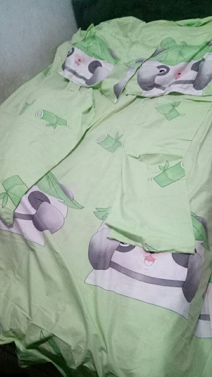 Proven Sprei- Sprei Katun Lokal Esra Motif Panda Bamboo