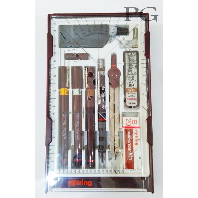 

ROTRING RAPIDO ISOGRAPH SET 0.1/0.3/0.5
