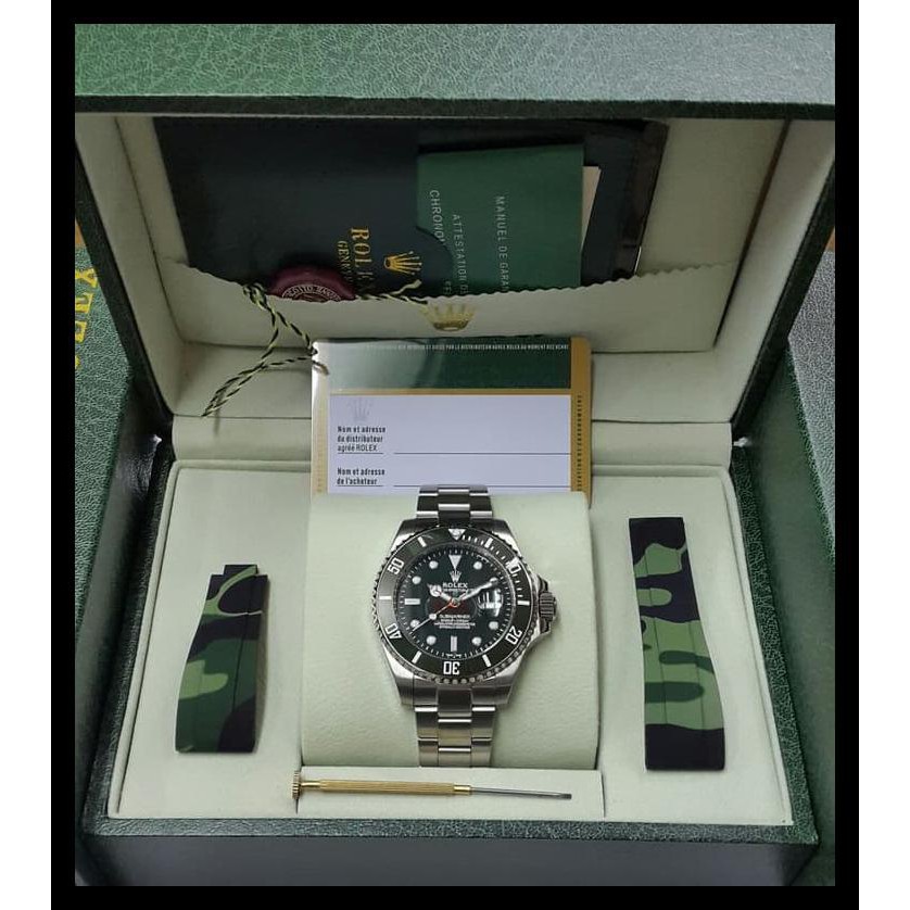 Indh Jam Tangan Pria Rolex Submariner / Arloji Pria Rolex Original /Trendy TERJAMIN Kode 1377