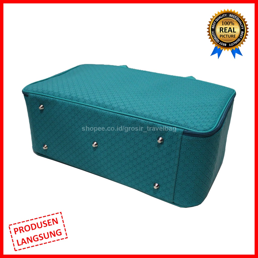 Travel Bag Premium Jumbo - Tas Travel Jumbo - Tas Pakaian Besar - Travel Bag Wanita -Travel Bag Kulit Sintetis Waterproof - Best Quality