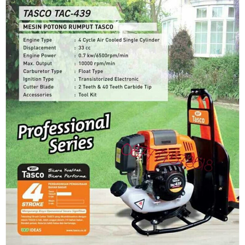 Mesin Potong Rumput Tasco 439 # Brush Cutter Tasco TAC 439