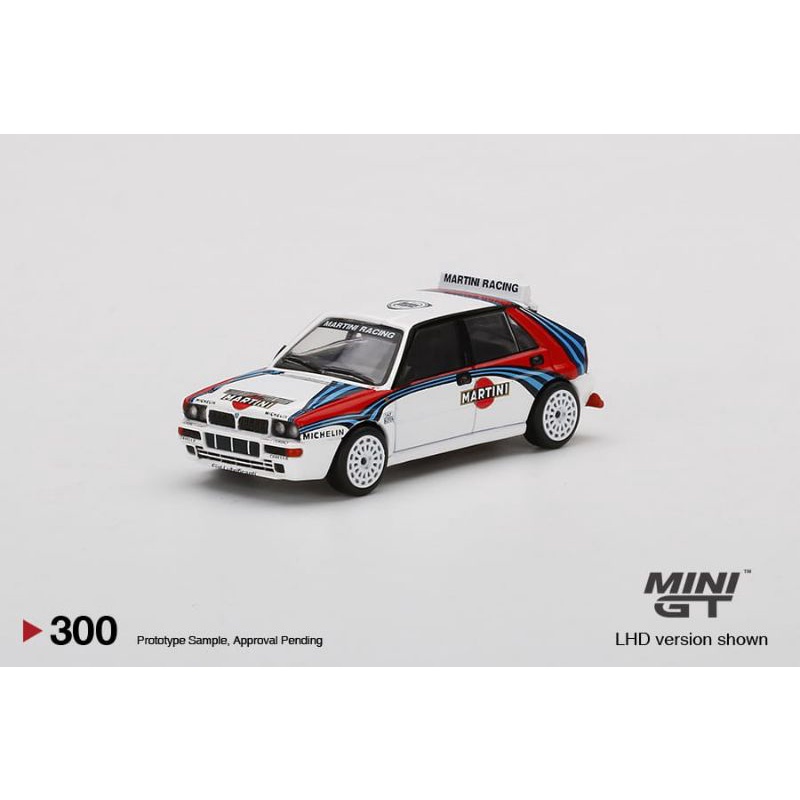 Minigt Skala 1:64 no 300 Lancia Delta HF Integrale Evolusione Martini Racing