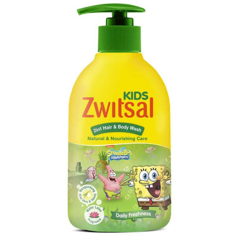 Zwitsal Kids 2in1 Hair &amp; Body Wash - Zwitsal  2 in 1 Sabun Shampoo Anak - Sabun Shampo Anak