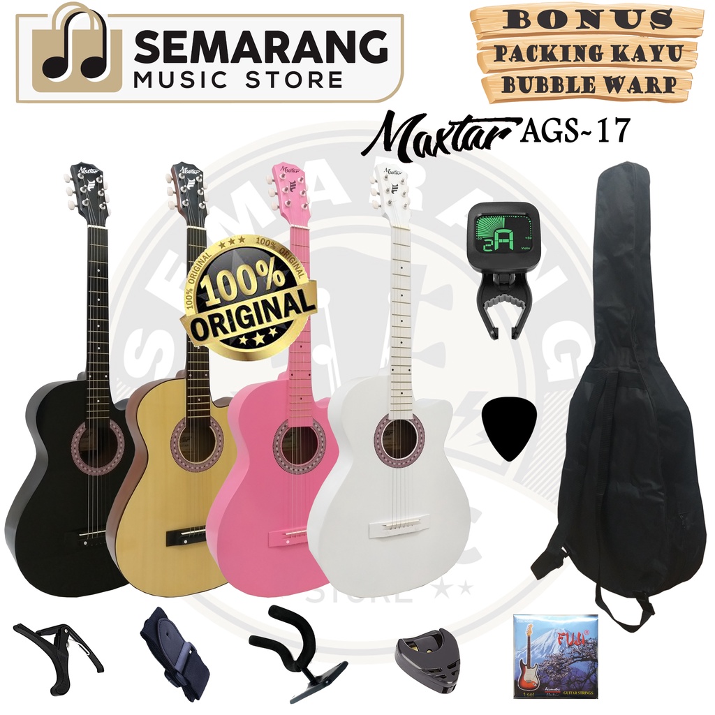 Gitar Akustik Maxtar AGS-17 Original / Gitar Akustik Original / Gitar Akustik Termurah