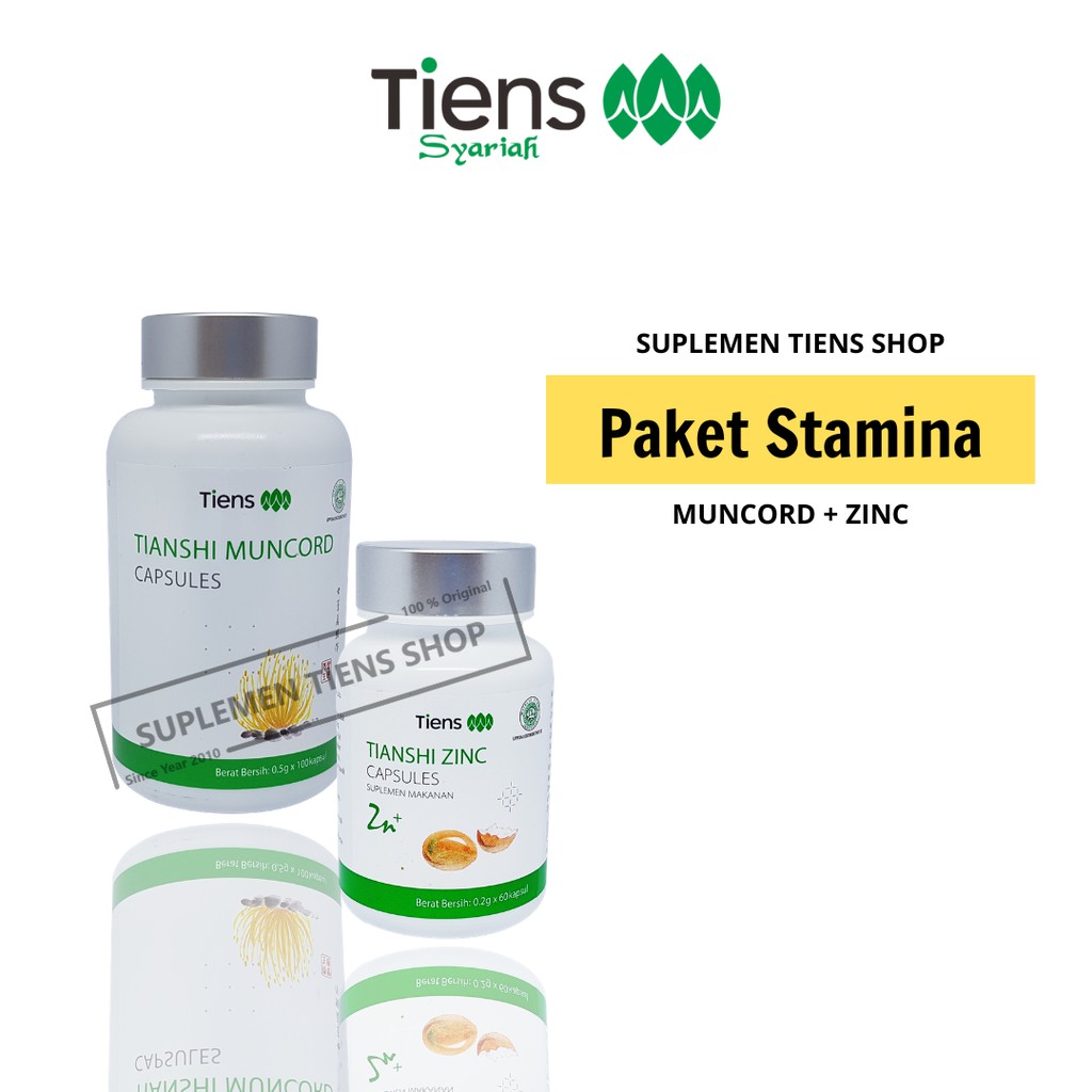 Obat Herbal Penambah Stamina Pria Dewasa Tiens Tianshi Muncord Zinc Indonesia