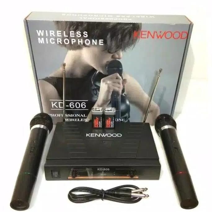 Mic Wireless Kenwood Kd 606 Wireless Microphone Vhf