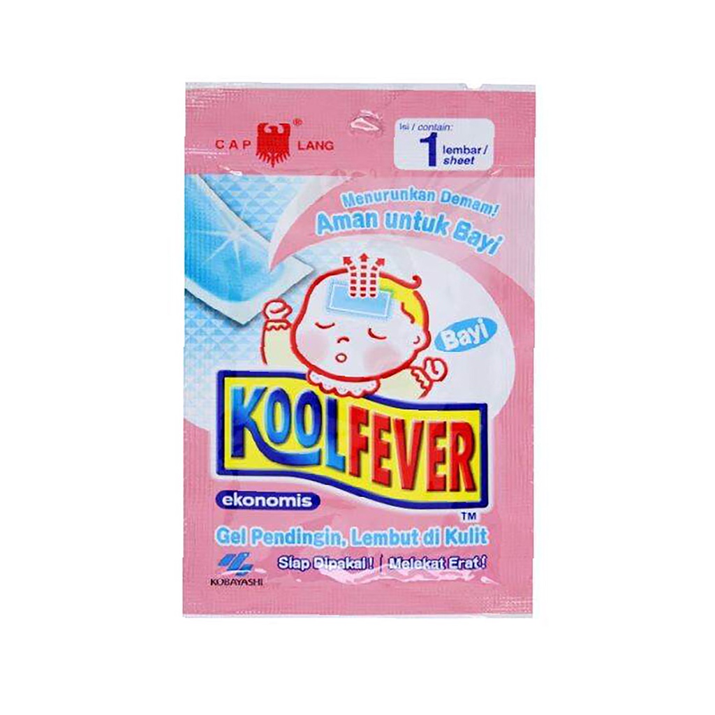 Bisa COD Kool Fever Bayi - Plester Kompres Nyaman Untuk Kulit Bayi - Koolfever Penurun Demam Pada Bayi