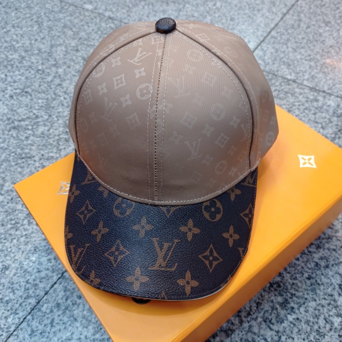 topi baseball lv + box magnet paperbag fakebill