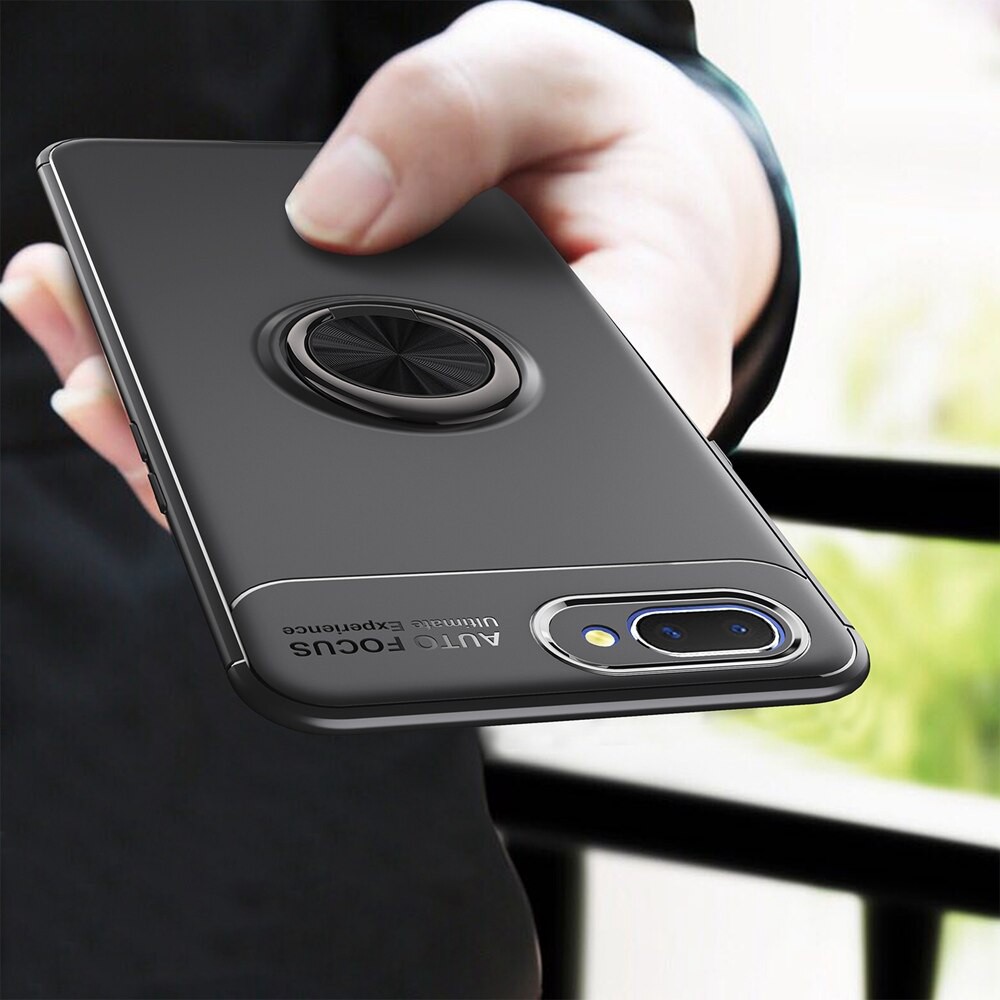 Case Auto focus Magnetic Ring invisible autofocus iring For REALME C2 FREE TEMPERED GLASS FULL