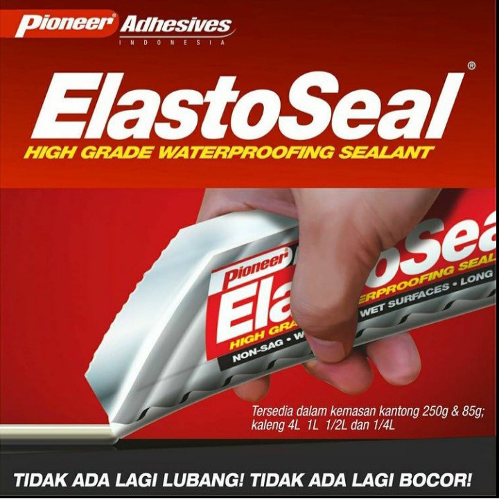 Lem Atap Rumah Anti Bocor Pioneer Elastoseal Perekat Dinding Lubang Retak Pro High Grade Waterproofing Sealant Instant