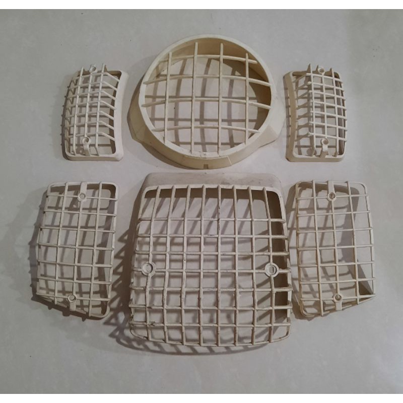 Grill Set Lampu Headlamp Sen Stoplamp vespa PX series New px Original Brevetatto Made in italiy