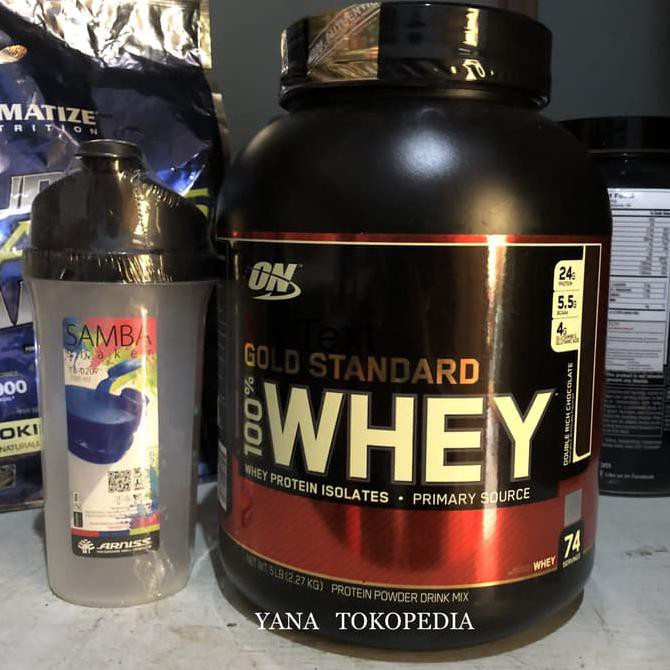 Whey Gold Standard - Optimum Nutrition ON Whey Protein 5lbs