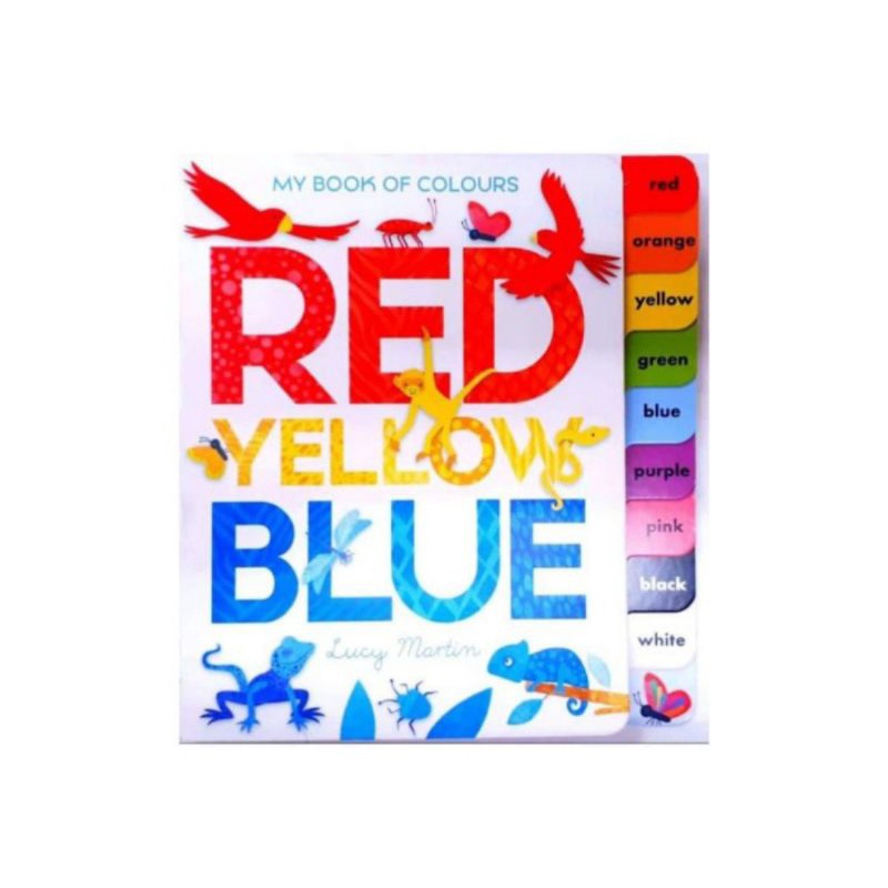 

my book of colour red yellow blue