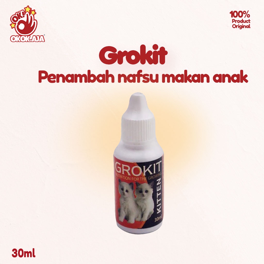 Multivitamin Pertumbuhan Kitten GROKIT 30ml