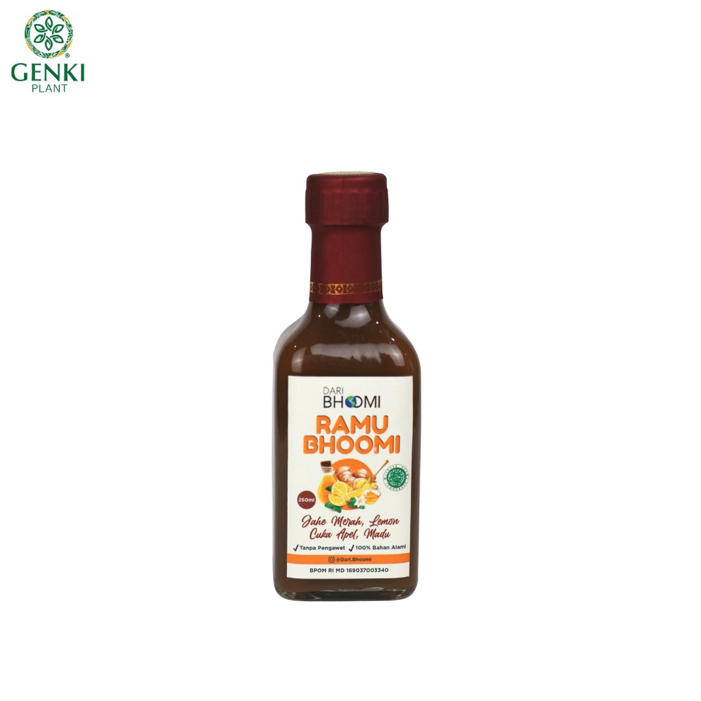 

Dehealth Supplies Ramu Bhoomi (Jahe, Lemon, ACV , Madu) - 250 ml