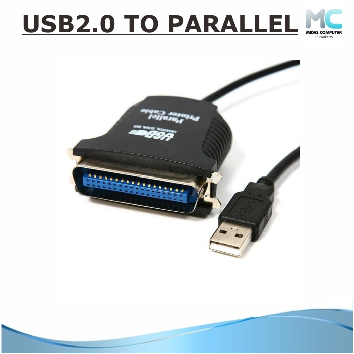 Kabel Converter USB to Paralel Printer Port Parallel 36 Pin-USB to LPT