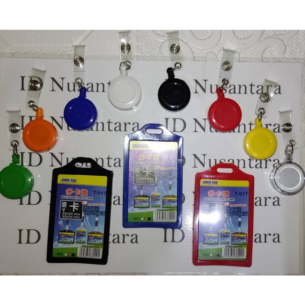 

Paket Yoyo Warna Warni + Casing ID Card Karet 2 Sisi T017