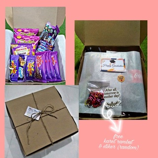 Snack Box Hampers Gift Kado Ulang Tahun Kado Wisuda HITAM Snack Box Hampers Gift Kado Ulang Tahun Kado Wisuda HITAM