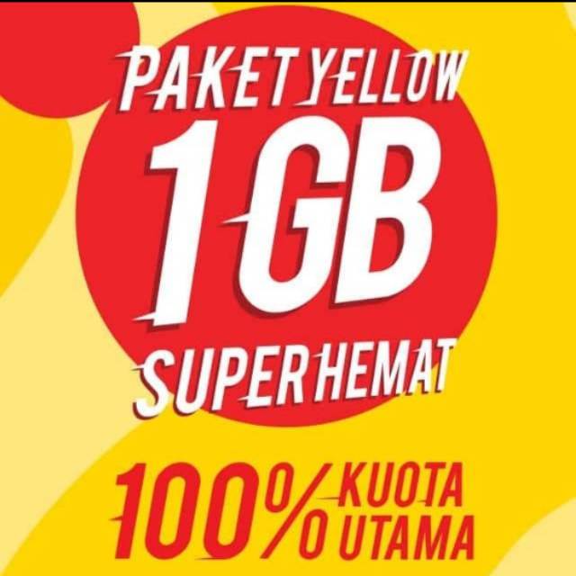 Paket Yellow Indosat 1GB