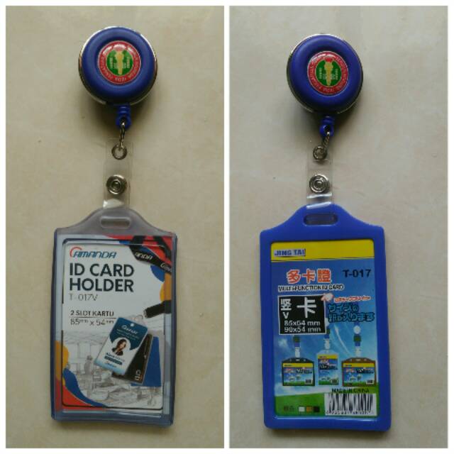 

Name tag id card logo PGRI