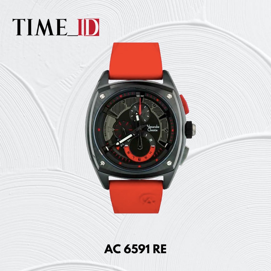 Jam Tangan Alexandre Christie AC 6591 Red Pria