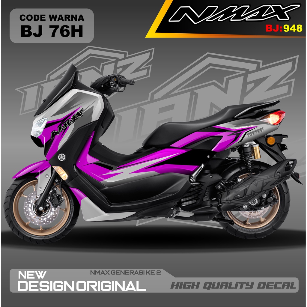 DECAL STICKER VARIASI NMAX FULL BODY MOTOR / DECAL FULL BODY NMAX / DECAL STIKER FULL BODY NMAX / STIKER DECAL NMAX TERBARU