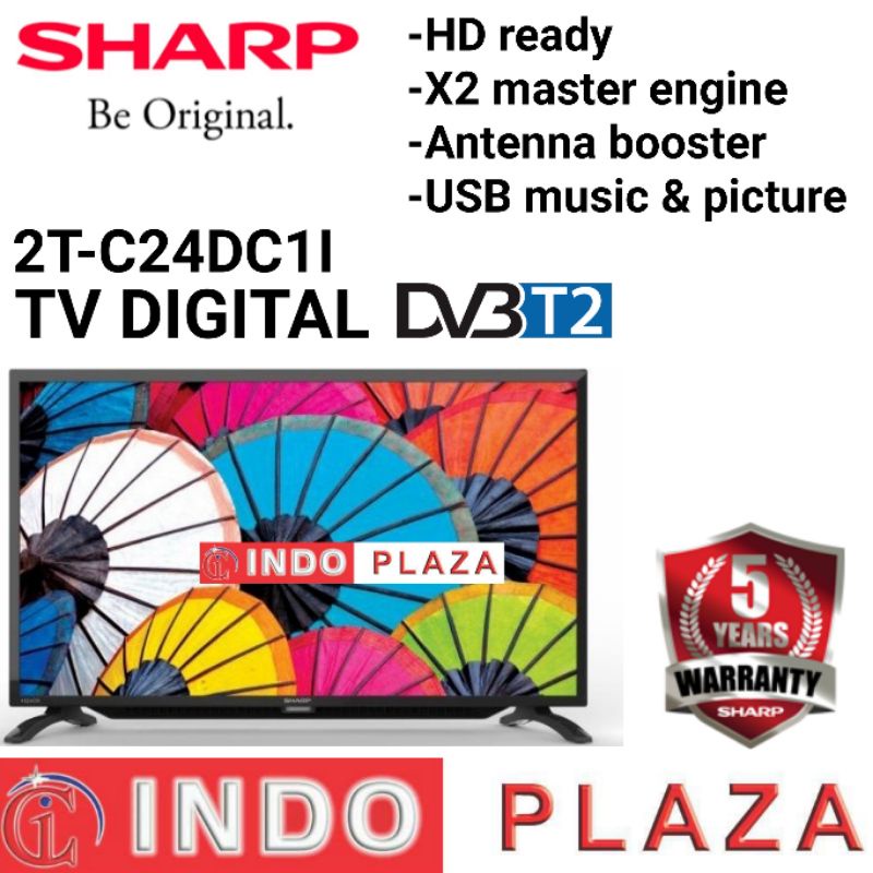 TV SHARP 24 Inch DIGITAL 2T-C24DC1i / 24DD1i NEW 2023