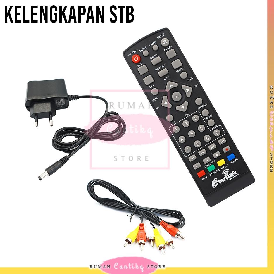 {Sdu31au22ᴵ} STB+Wifi / STB Saja Eterlink Brand - MT7601 Advance Set Top Box TV Digital Receiver Pen