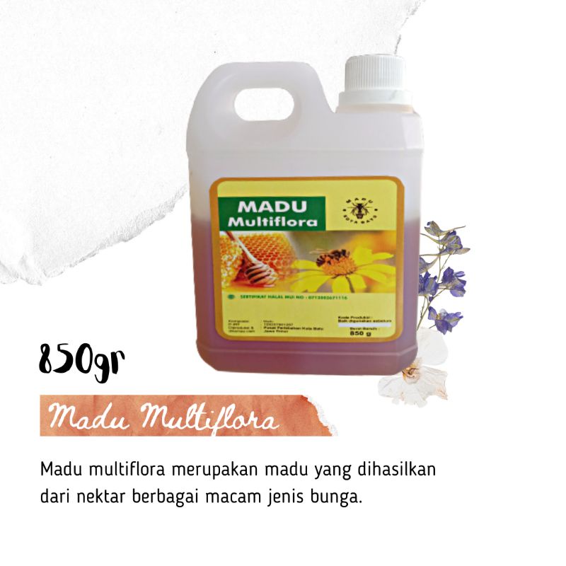 

Madu Murni Multiflora Jerigen 850gr