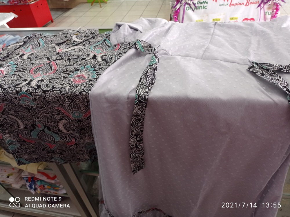 Maura Couple - Sania Ruffle Batik Couple Ori Ndoro Jowi Garansi Termurah Shopee - Batik Modern Solo